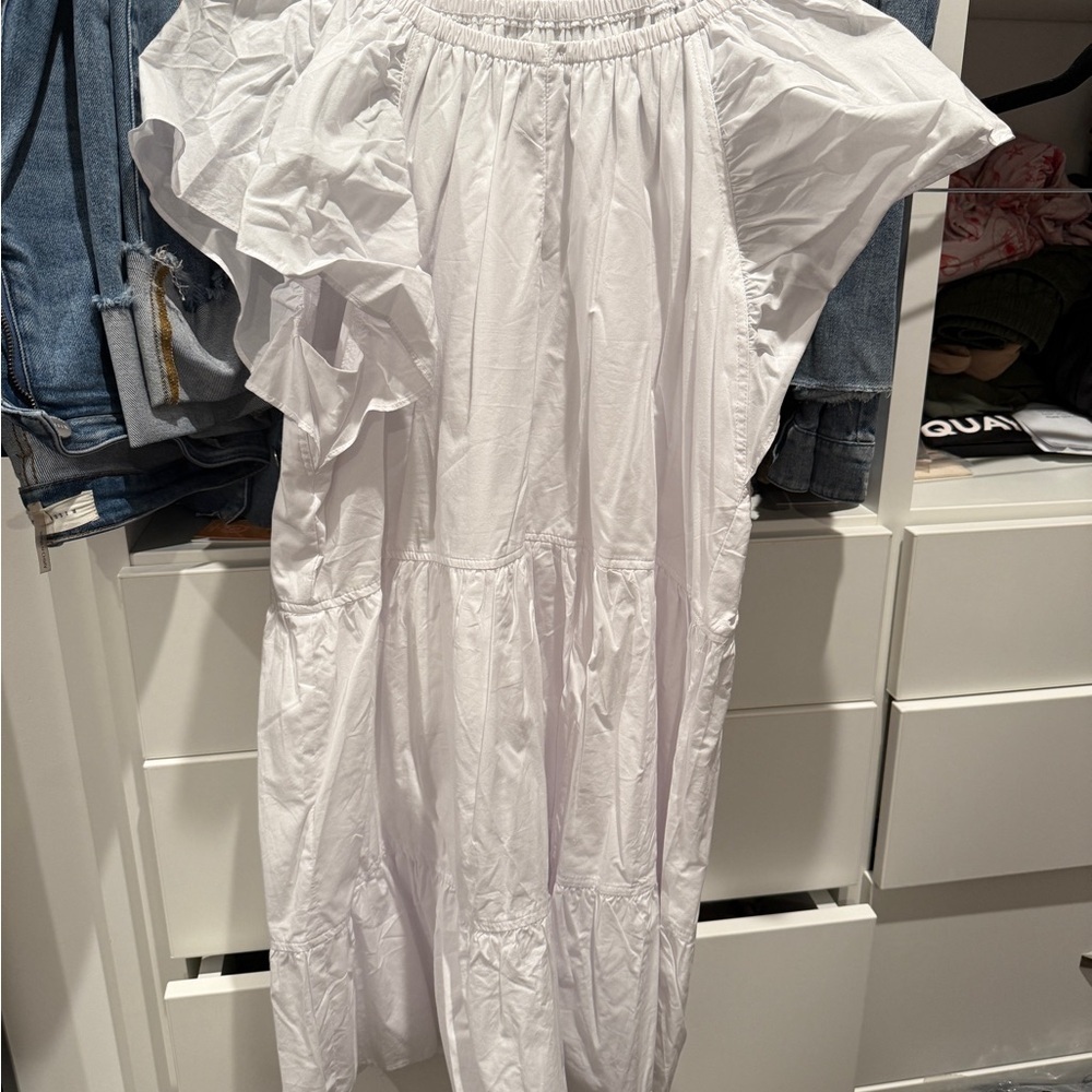 Shop Talulah White Ruffle Dress